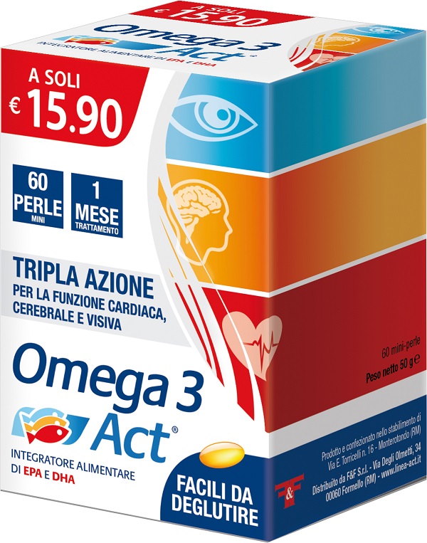 OMEGA 3 ACT 60 PERLE 540 MG - Farmaciapacini.it