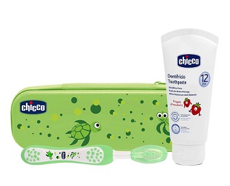 CHICCO SET DENTALE VERDE CON FLUORO - Farmaciapacini.it