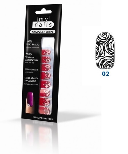 MY NAILS NAILS POLISH STRIPS 02 - 16 UNGHIE ADESIVE - Farmaciapacini.it
