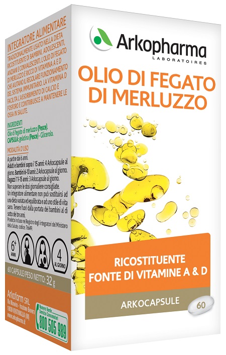 ARKO CAPSULE OLIO FEG MERLUZ 60PRL - Farmaciapacini.it