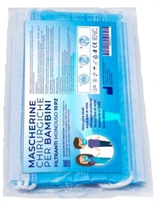 MASCHERINA CHIRURGICA BIMBO 10 PEZZI - Farmaciapacini.it