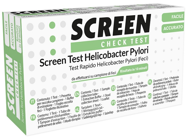 SCREEN TEST RAPIDO ANTIGENI HELICOBACTER PYLORI FECI UMANE - Farmaciapacini.it