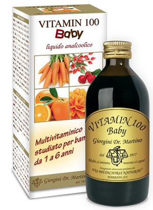 VITAMIN 100 BABY LIQUIDO ANALCOLICO 200 ML - Farmaciapacini.it