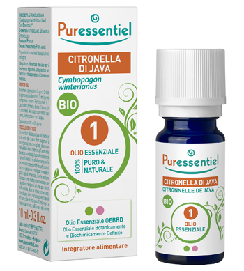 PURESSENTIEL CITRONELLA JAVA OLIO ESSENZIALE BIO 10 ML - Farmaciapacini.it