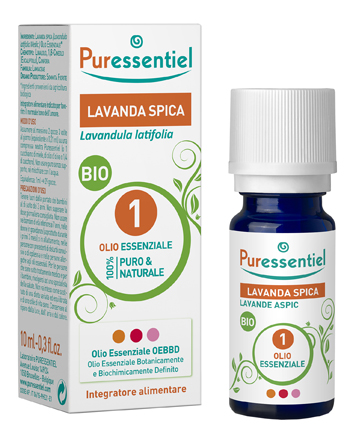 PURESSENTIEL LAVANDA SPICA OLIO ESSENZIALE BIO 10 ML - Farmaciapacini.it