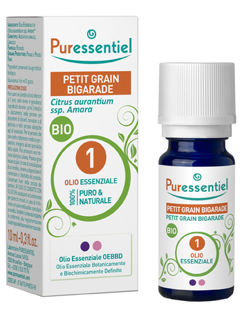 PURESSENTIEL PETIT GRAIN BIGARADE OLIO ESSENZIALE BIO 10 ML - Farmaciapacini.it
