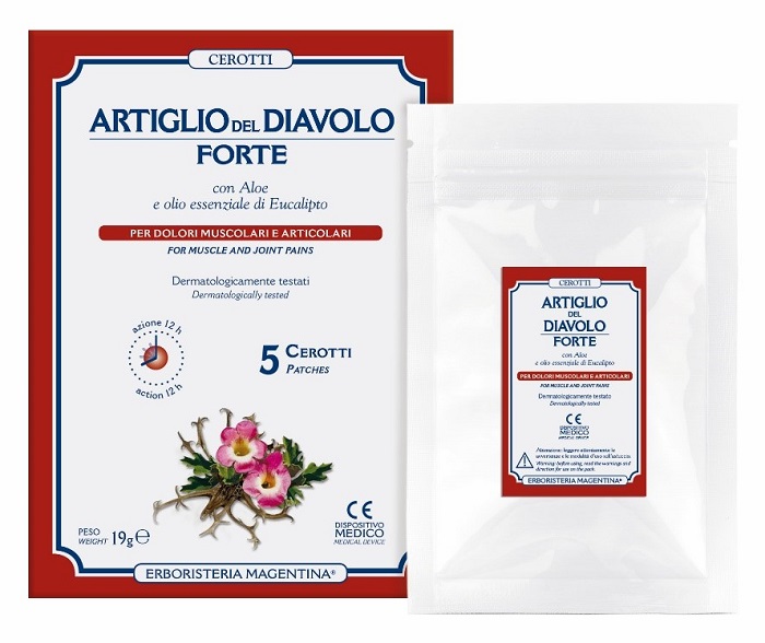 ARTIGLIO DEL DIAVOLO FORTE CEROTTO 5 PEZZI - Farmaciapacini.it