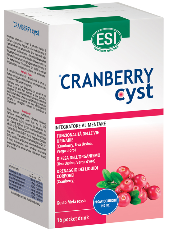 ESI CRANBERRY CYST POCKET DRINK 16 BUSTINE - Farmaciapacini.it
