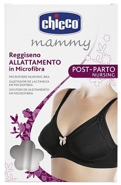CHICCO MAMMY REGGISENO MICROFIBRA ALLATTAMENTO NERO 4C - Farmaciapacini.it