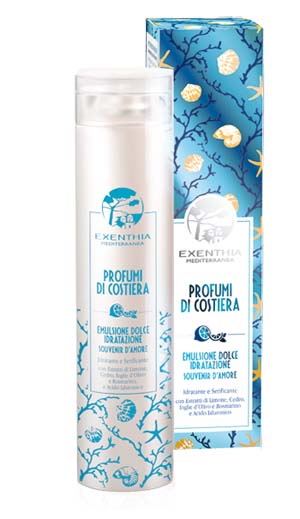 EXENTHIA MEDITERRANEA PROFUMI DI COSTIERA EMULSIONE DOLCE IDRATAZIONE 200 ML - Farmaciapacini.it