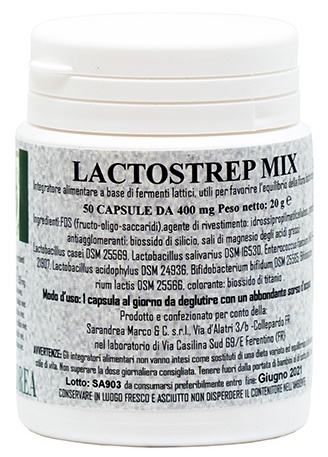 LACTOSTREP MIX 500 MACERATO GLICERICO 50 CAPSULE - Farmaciapacini.it