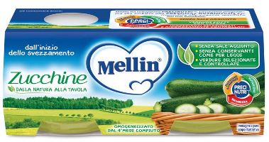 MELLIN OMOGENEIZZATO ZUCCHINE 2 X 80 G - Farmaciapacini.it