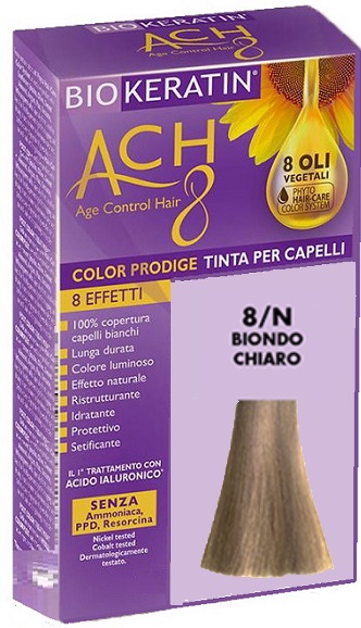 BIOKERATIN ACH8 COLOR PRODIGE 8/N BIONDO CHIARO - Farmaciapacini.it