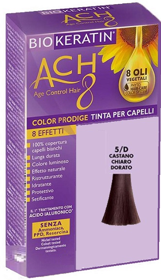 BIOKERATIN ACH8 COLOR PRODIGE 5/D CASTANO CHIARO DORATO - Farmaciapacini.it