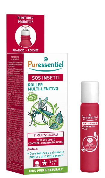 PURESSENTIEL SOS INSETTI ROLLER 11 OLI ESSENZIALI 5 ML - Farmaciapacini.it