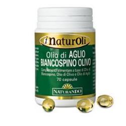 I NATUROLI OLIO DI AGLIO BIANCOSPINO OLIVO 70 PERLE - Farmaciapacini.it