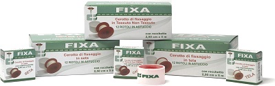 CEROTTO TESSUTO NON TESSUTO CURAMED FIXA 2,5 X 500 CM CON ROCCHETTO - Farmaciapacini.it