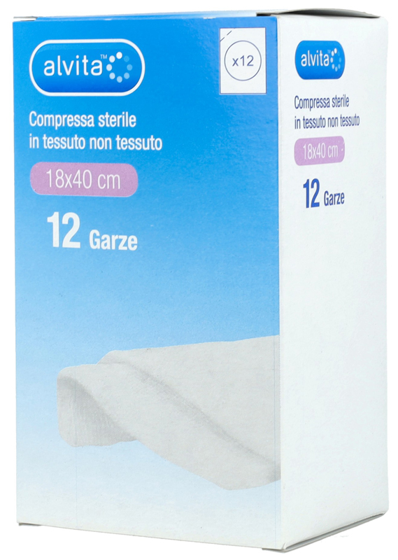 GARZA COMPRESSA TNT 18X40CM 12 PEZZI - Farmaciapacini.it