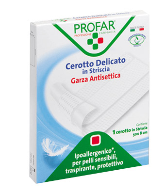 CEROTTO TESSUTO NON TESSUTO DELICATO 1 STRISCIA 50X8 CM PROFAR - Farmaciapacini.it