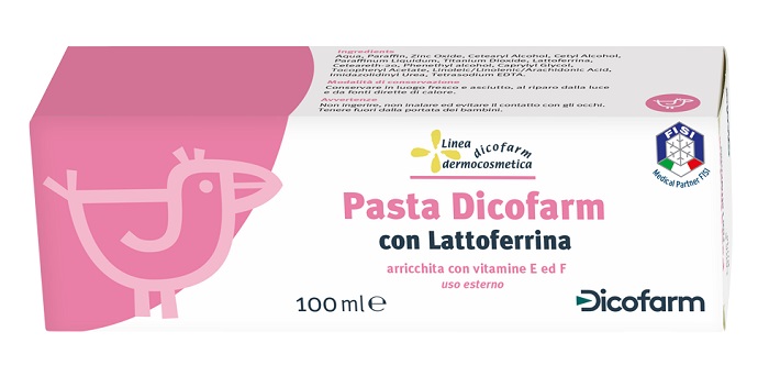 DICOFARM PASTA CON LATTOFERRINA PELLI DELICATE 100 ML - Farmaciapacini.it