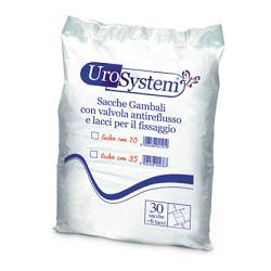 SACCA DI DRENAGGIO DA GAMBA PER INCONTINENZA UROSYSTEM TUBO 35 CM 30 PEZZI - Farmaciapacini.it