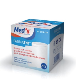 CEROTTO MEDS FARMATNT TESSUTO NON TESSUTO FIX IPOALLERGENICO ADESIVO 250X5CM - Farmaciapacini.it