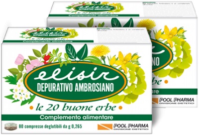 ELISIR DEPURATIVO AMBROSIANO 80 COMPRESSE 21,20 G - Farmaciapacini.it