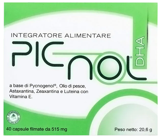 PICNOL DHA 40 CAPSULE 21,11 G - Farmaciapacini.it