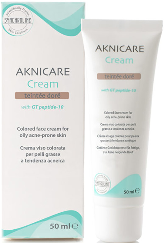 AKNICARE CREAM CREMA COLORATA TEINTEE DORE' 50 ML - Farmaciapacini.it