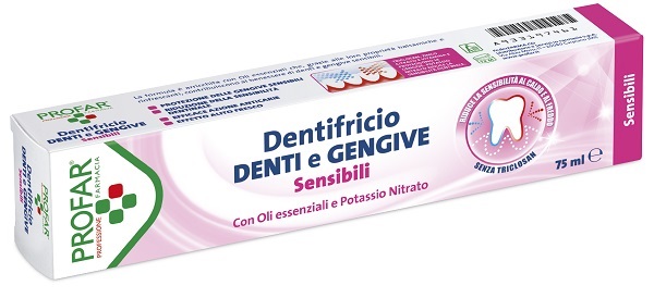 DENTIFRICIO DENTI E GENGIVE SENSIBILI 75 ML PROFAR - Farmaciapacini.it