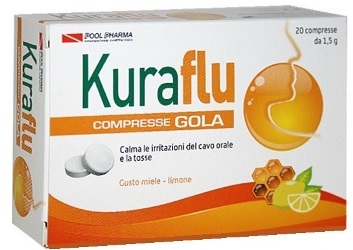 KURAFLU GOLA LIMONE/MIELE 20 COMPRESSE - Farmaciapacini.it
