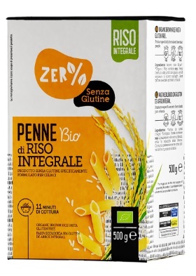 ZERO% GLUTINE PENNE DI RISO INTEGRALE SENZA GLUTINE BIO 500 G - Farmaciapacini.it