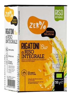 ZERO% GLUTINE RIGATONI DI RISO INTEGRALE SENZA GLUTINE BIO 500 G - Farmaciapacini.it