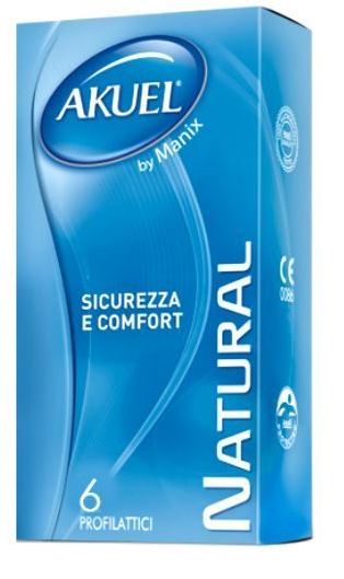 PROFILATTICO ANSELL AKUEL BY MANIX NATURAL B 6 PEZZI - Farmaciapacini.it