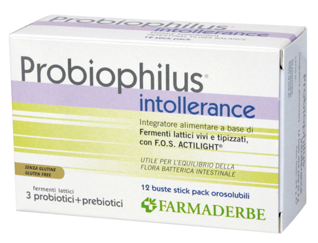 PROBIOPHILUS INTOLLERANCE 12 BUSTINE 24 G - Farmaciapacini.it