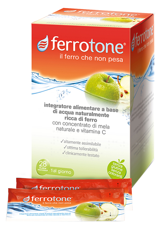 FERROTONE APPLE 28 SACCHETTI 25 ML - Farmaciapacini.it