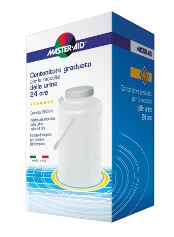 CONTENITORE RACCOLTA URINA MASTER-AID 24 H 2500 ML - Farmaciapacini.it