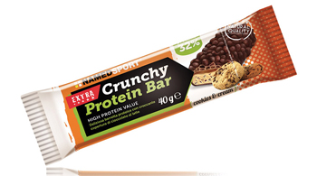 CRUNCHY PROTEINBAR COOKIES & CREAM 1 PEZZO 40 G - Farmaciapacini.it