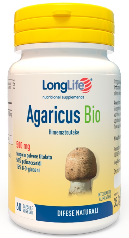 LONGLIFE AGARICUS BIO 60 CAPSULE - Farmaciapacini.it