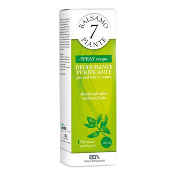 BALSAMO DELLE 7 PIANTE BALSAMICO DEODORANTE PURIFICANTE PER AMBIENTI E TESSUTI POMPA SPRAY + ASTUCCIO 180 ML - Farmaciapacini.it
