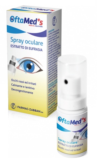 OFTAMED'S SPRAY OCULARE OCCHI ROSSI E IRRITATI ESTRATTO EUFRASIA 10 ML - Farmaciapacini.it