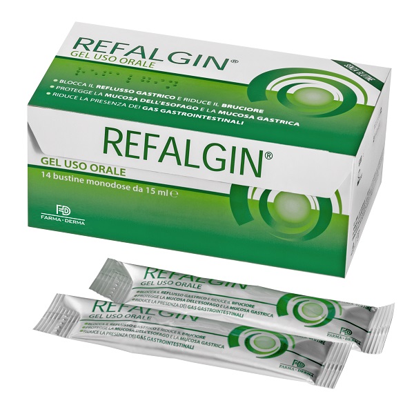 REFALGIN GEL OROSOLUBILE ANTIREFLUSSO 14 BUSTINE 15 ML - Farmaciapacini.it