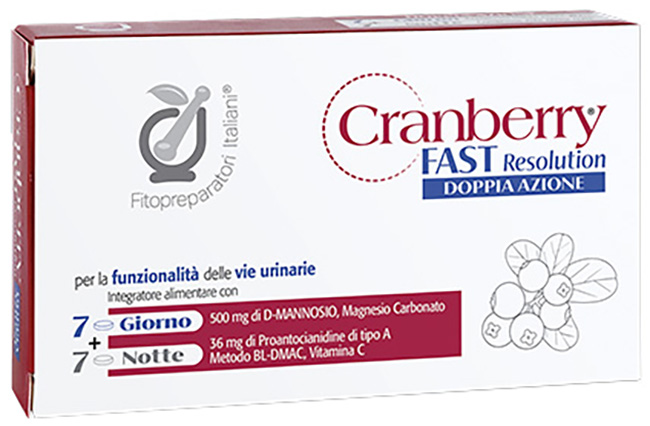 CRANBERRY D-FAST 7 COMPRESSE + 7 COMPRESSE - Farmaciapacini.it