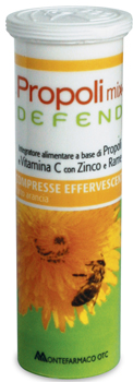 PROPOLI MIX DEFEND 10 COMPRESSE EFFERVESCENTI GUSTO ARANCIA - Farmaciapacini.it