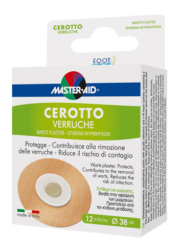 CEROTTO VERRUCHE MASTER-AID FOOT CARE 12 PEZZI - Farmaciapacini.it
