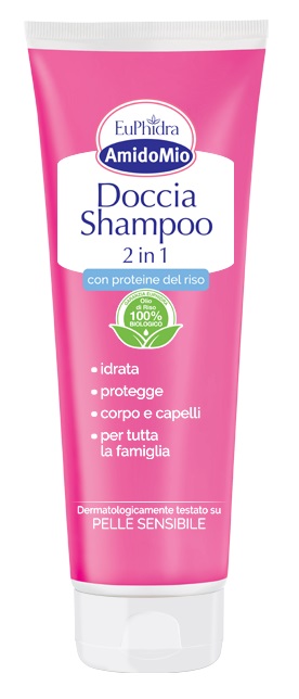 EUPHIDRA AMIDOMIO DOCCIA SHAMPOO 2 IN 1 250 ML - Farmaciapacini.it