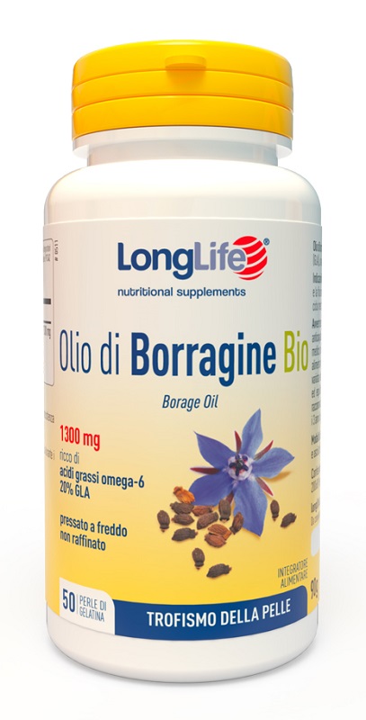 LONGLIFE OLIO BORRAGINE BIO 50 PERLE - Farmaciapacini.it