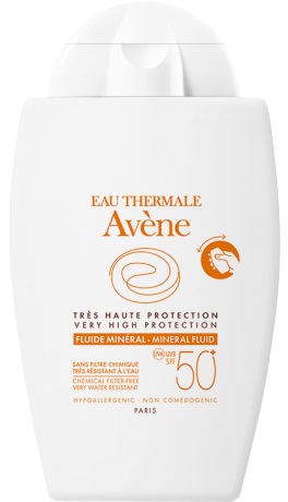 EAU THERMALE AVENE SOLARE FLUIDO MINERALE 50+ 40 ML - Farmaciapacini.it