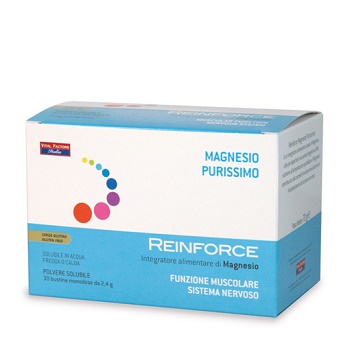 REINFORCE MAGNESIO PURISSIMO 30 BUSTE DI POLVERE SOLUBILE - Farmaciapacini.it
