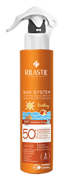 RILASTIL SUN SYSTEM BABY PPT SPF 50+ EMULSIONE SPRAY 200 ML - Farmaciapacini.it